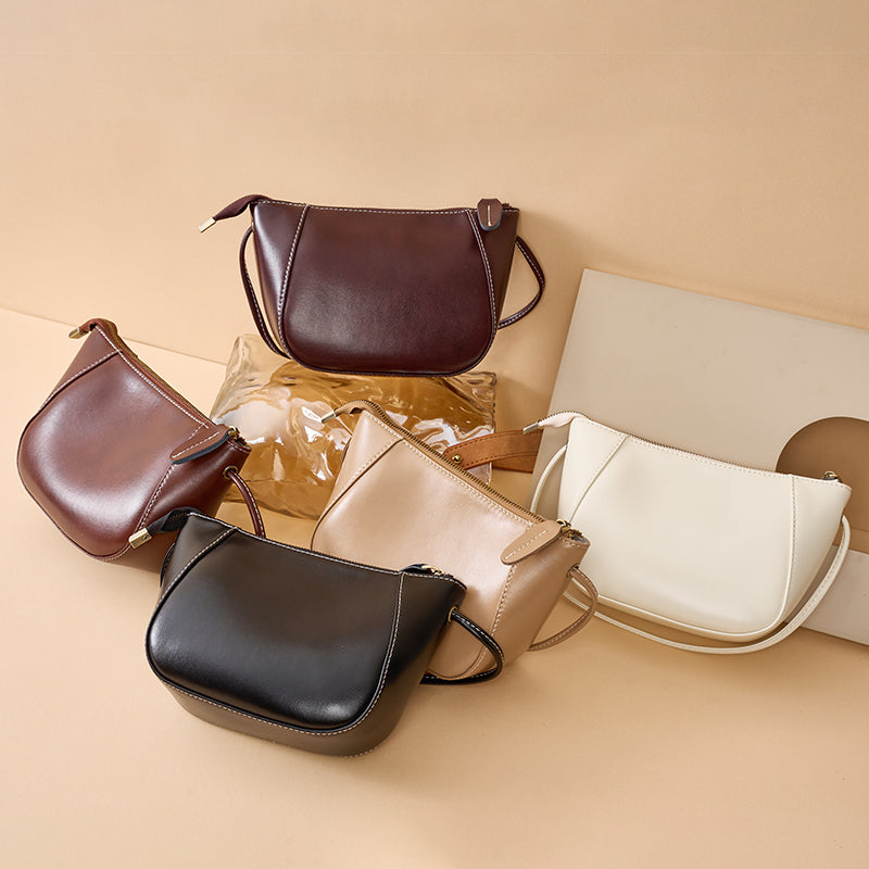 Refined Leather Bag -Esme