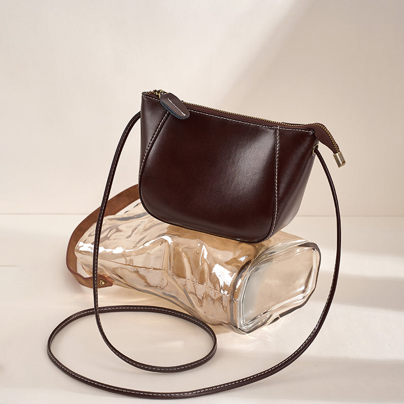 Refined Leather Bag -Esme