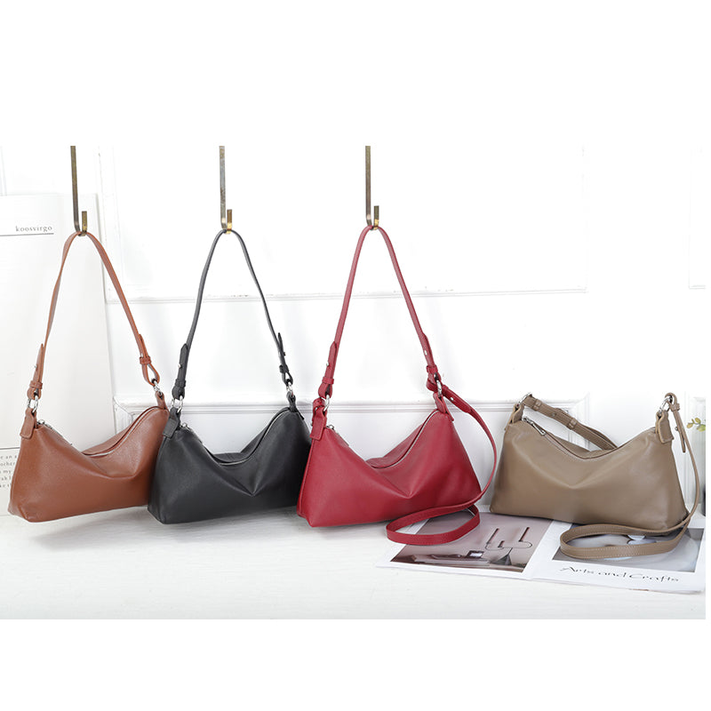 Soft Leather Shoulder & Crossbody Bag for Women - Ayla