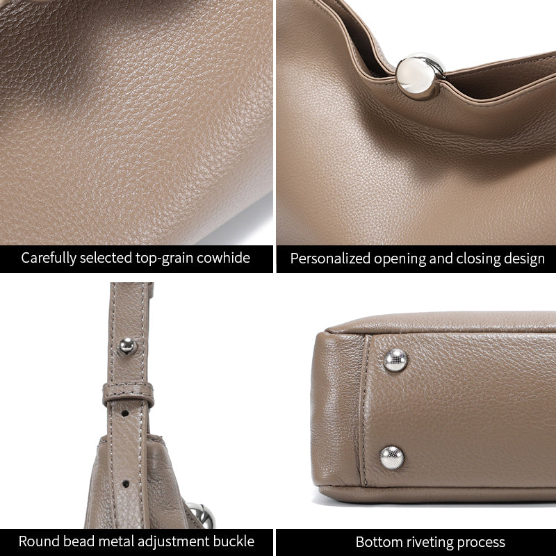 Timeless Leather Tote - Fiora