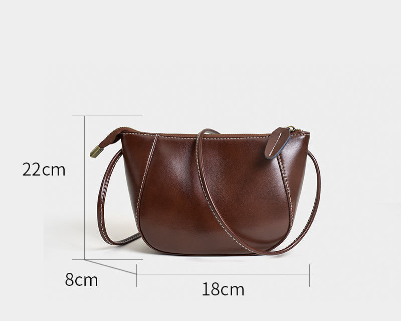 Refined Leather Bag -Esme
