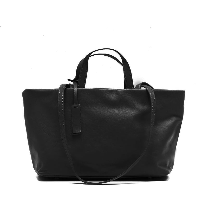 Structured Leather Handbag - Flora