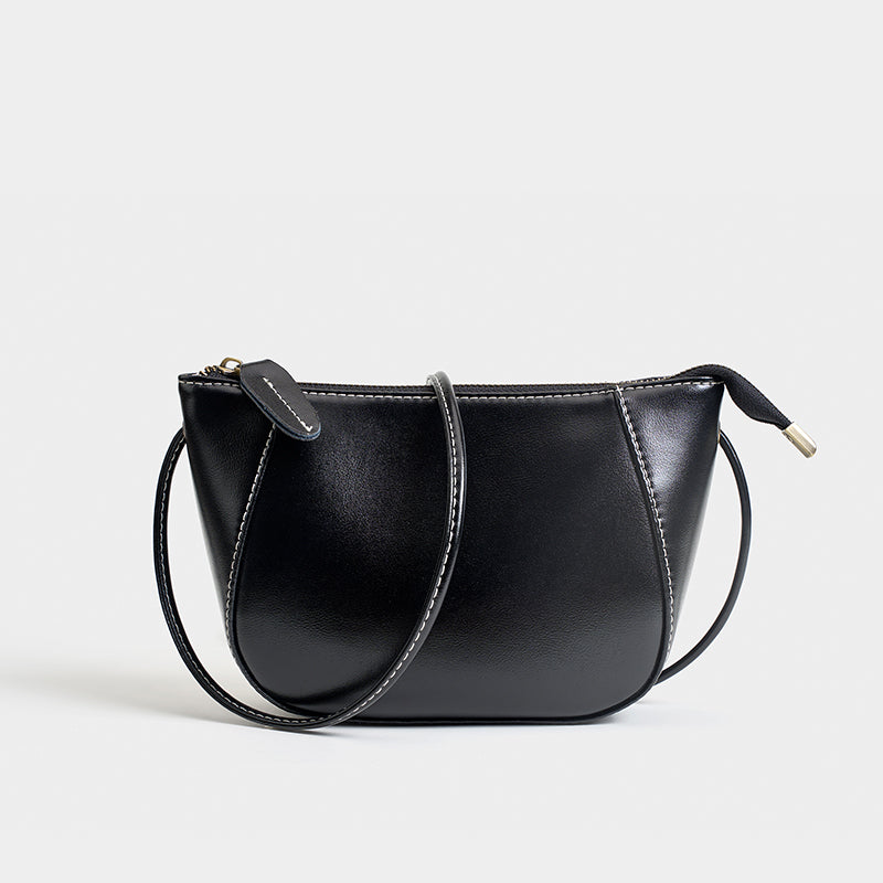 Refined Leather Bag -Esme