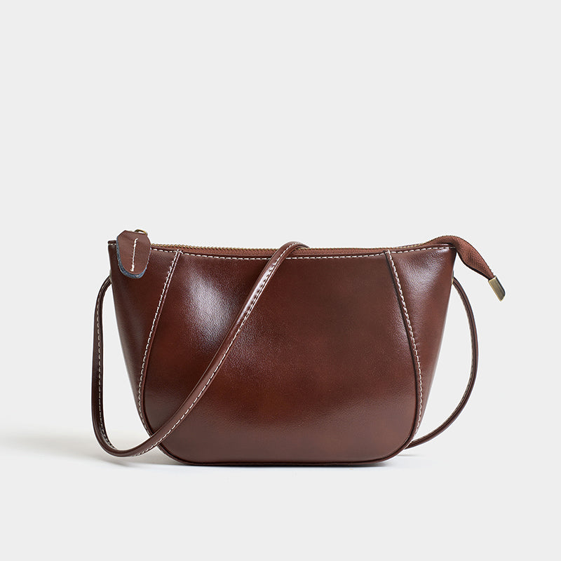 Refined Leather Bag -Esme