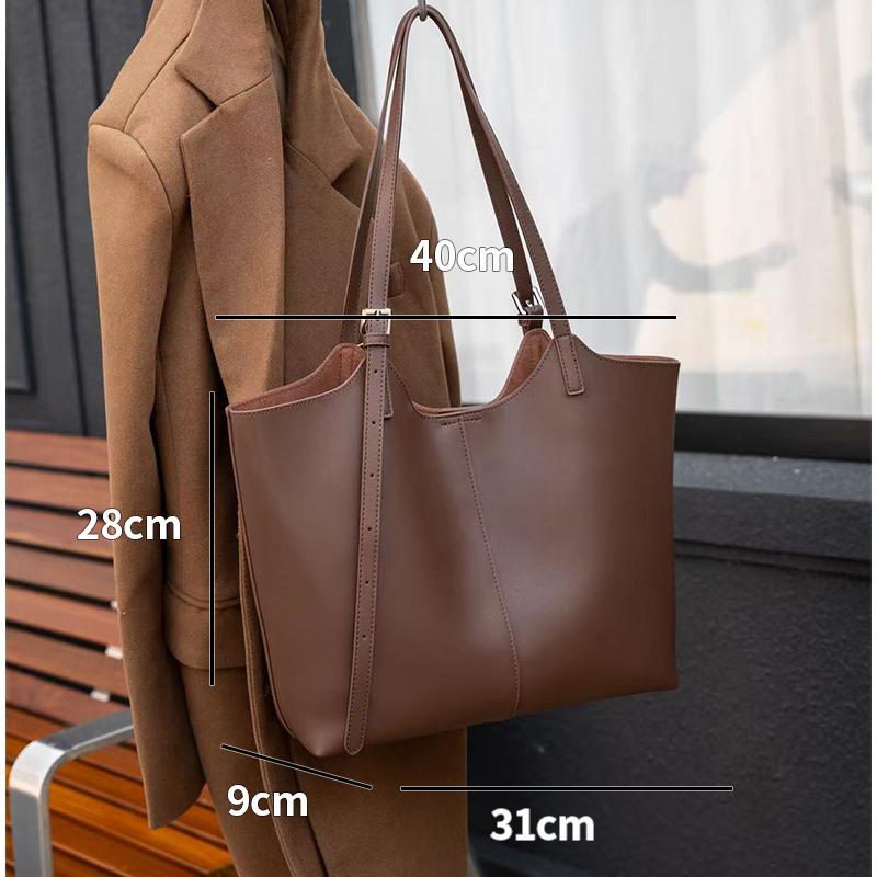 Modern Leather Tote - Ingrid