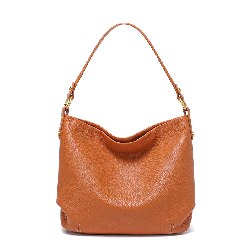 Leather Shoulder Bag - Marcella