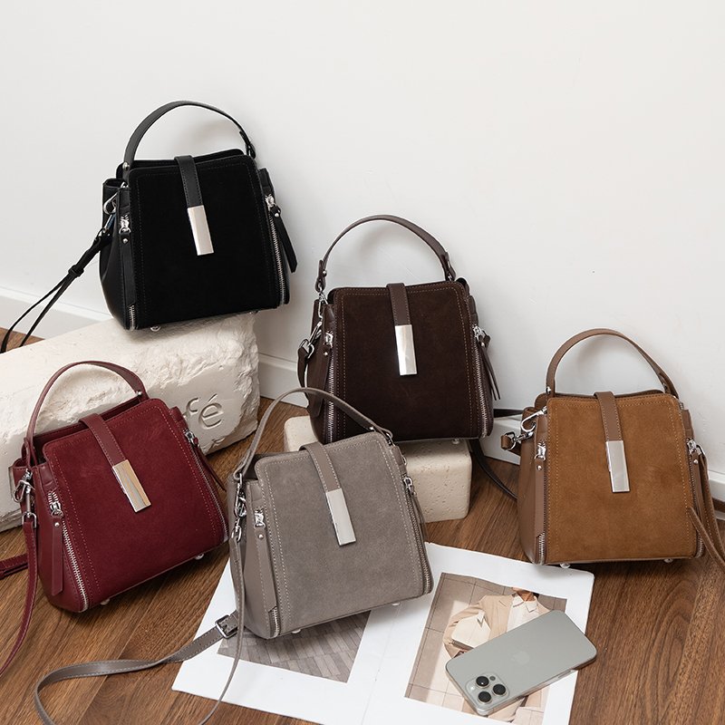 luxary donna puo handbags rosa in five colors