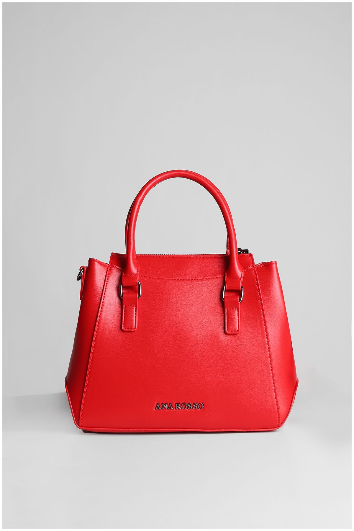 red woman handbag
