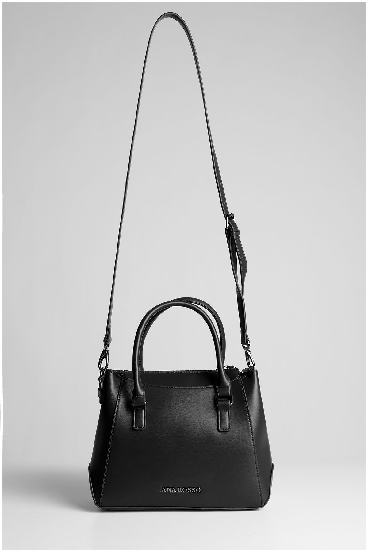 black woman handbag with a strap