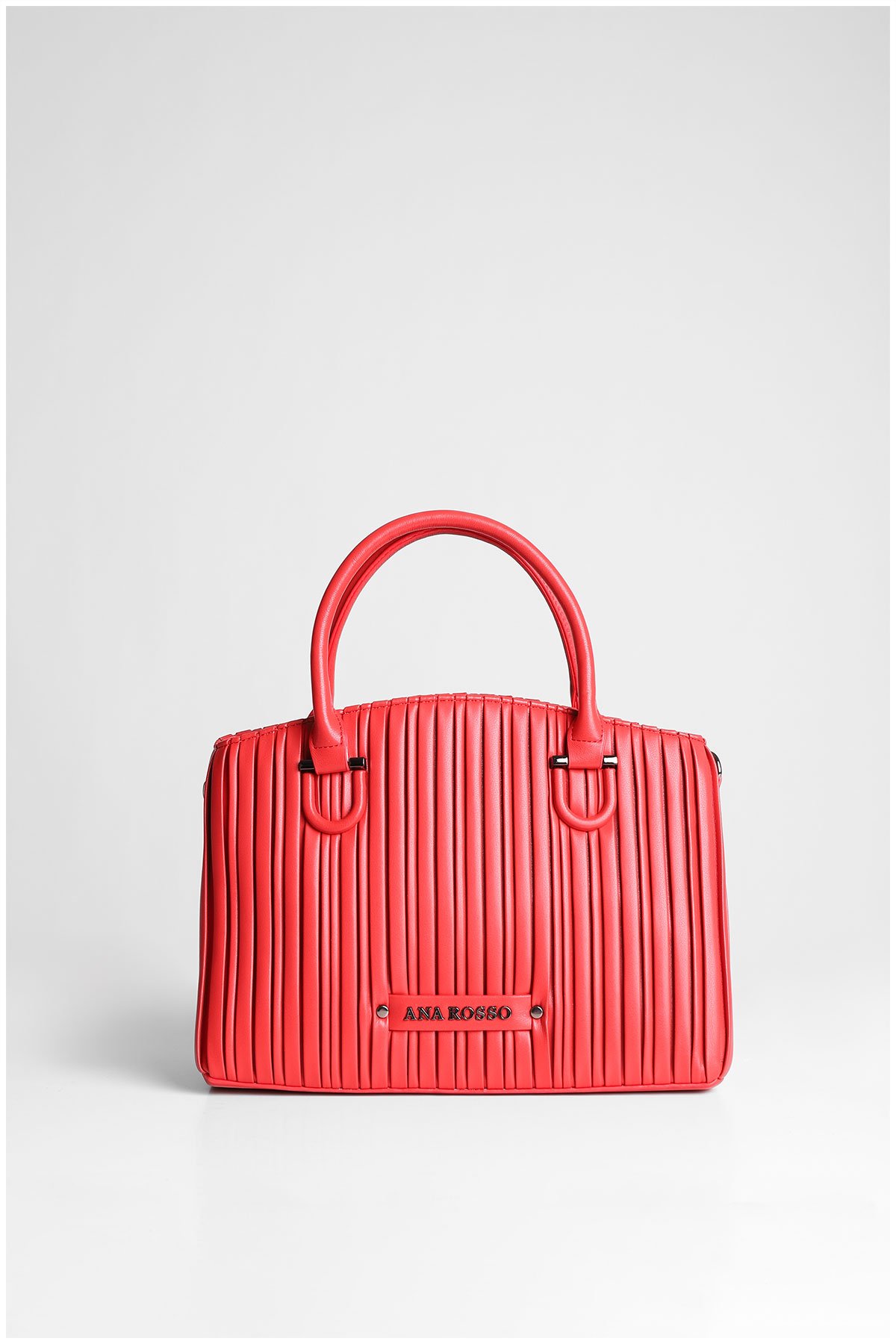 red woman handbag